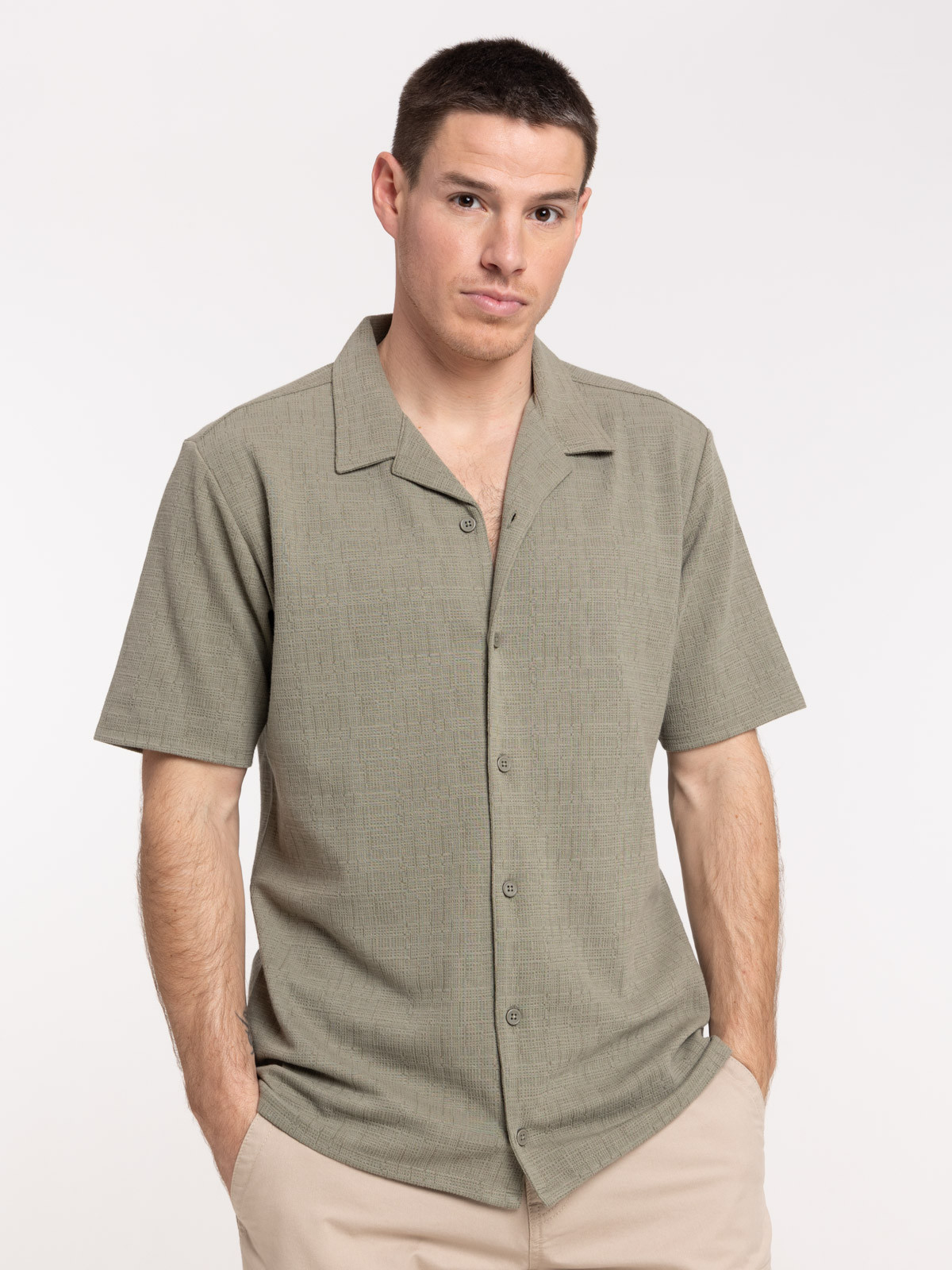 Chemisette homme coloris tilleul