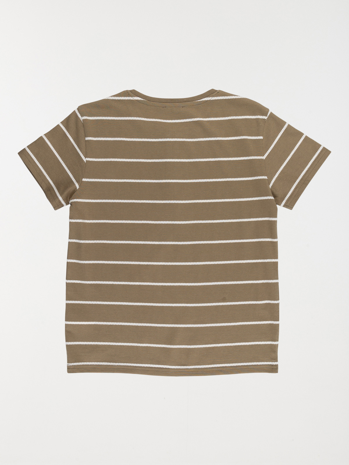 T-shirt rayé col rond garçon (3-12A) T-shirt rayé col rond garçon (3-12A)