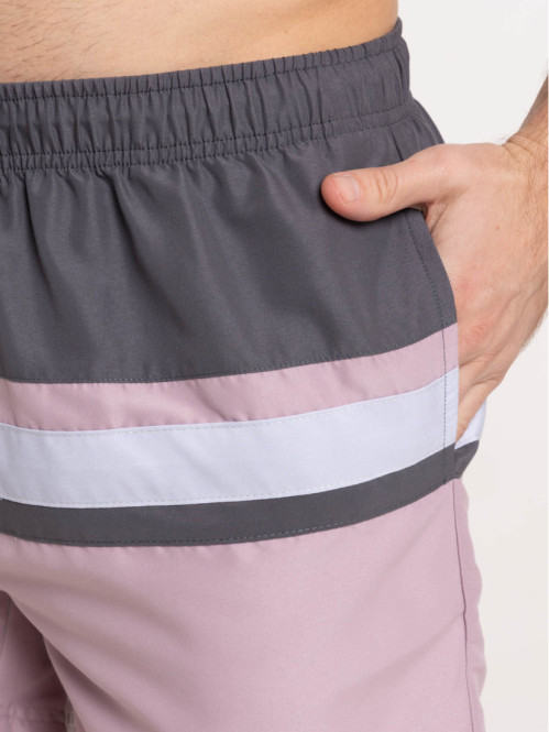 Short de bain violet grisé...