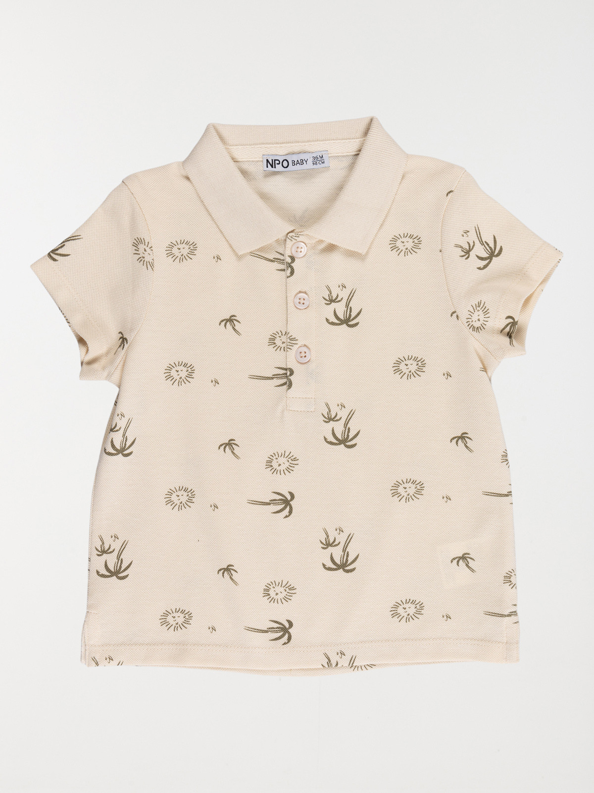 Polo lion et palmier garçon (6-36M)
