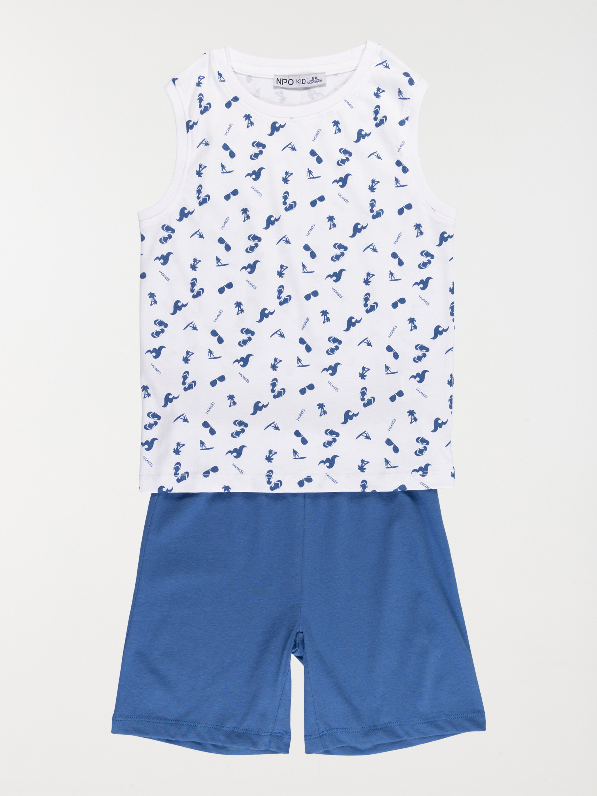 Pyjashort imprimé garçon (3-12A)