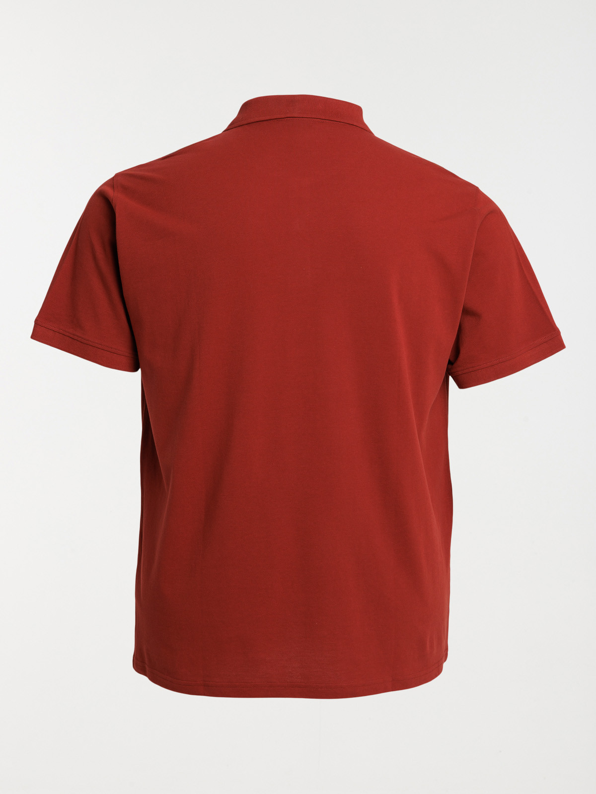 Polo grande taille rougie homme