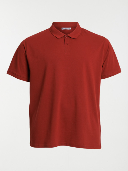 Polo grande taille rougie...