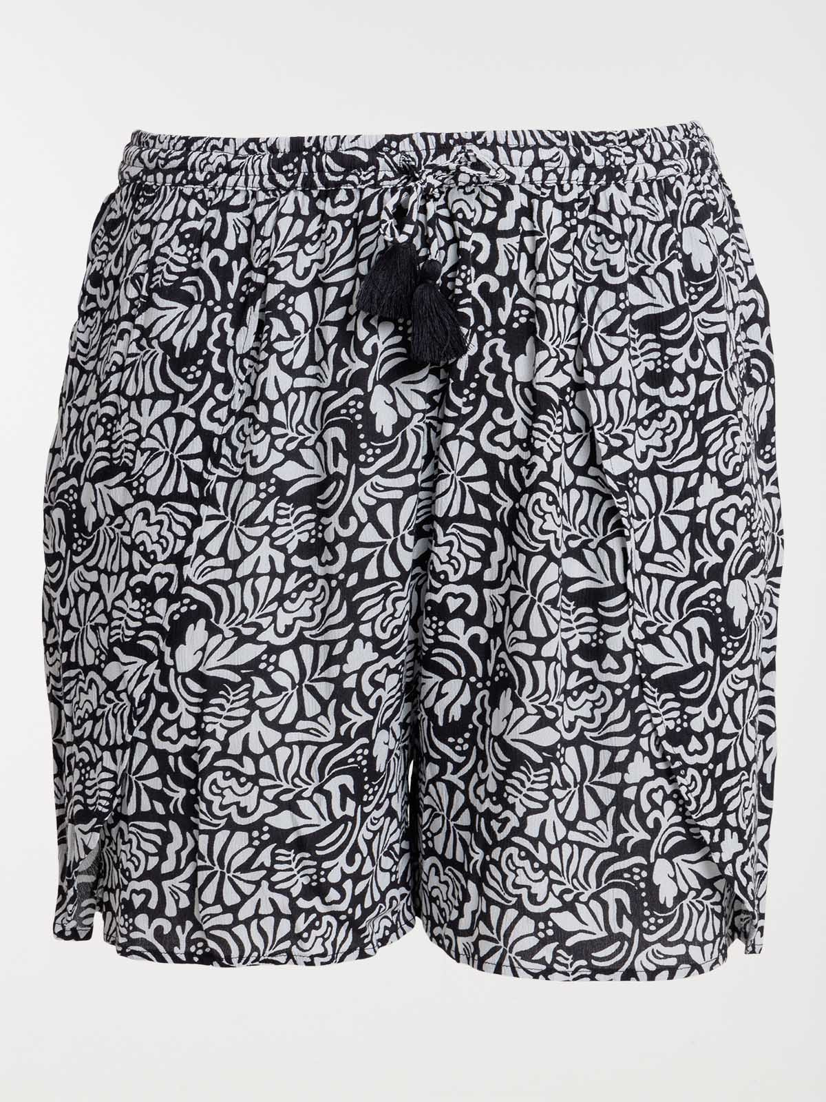 Short imprimé grande taille femme