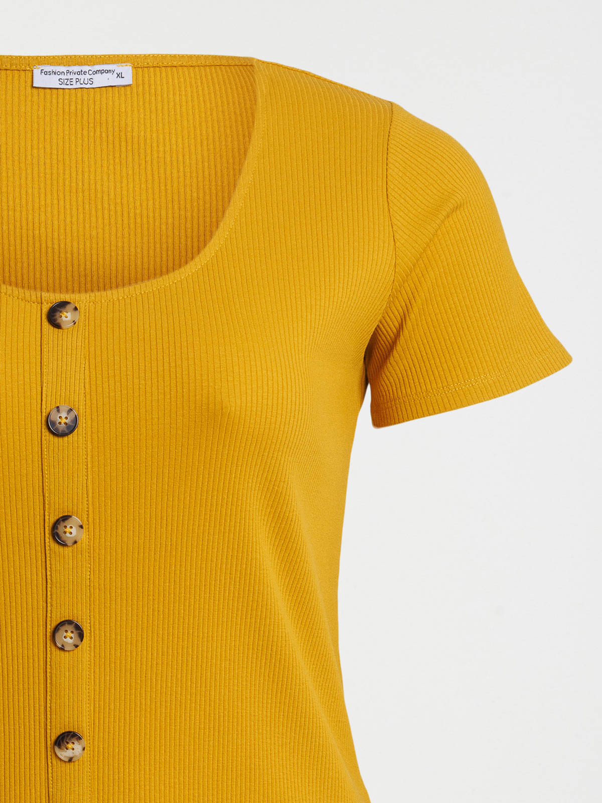 Tee-shirt boutons grande taille femme Tee-shirt boutons grande taille femme