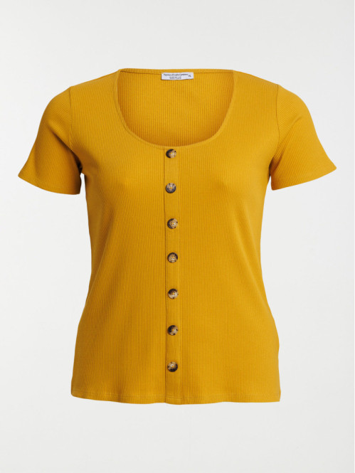Tee-shirt boutons grande...