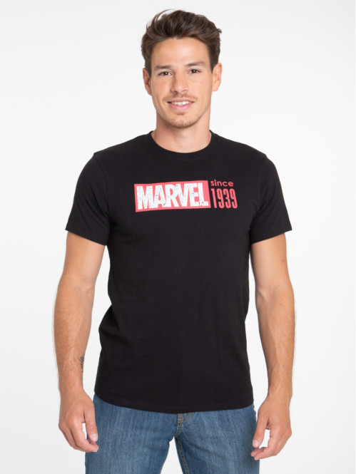 T-shirt Marvel noir homme