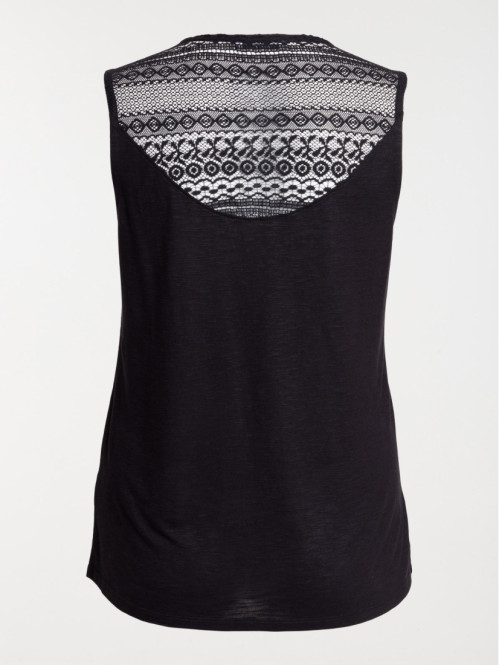 Débardeur noir grande taille femme Débardeur noir grande taille femme