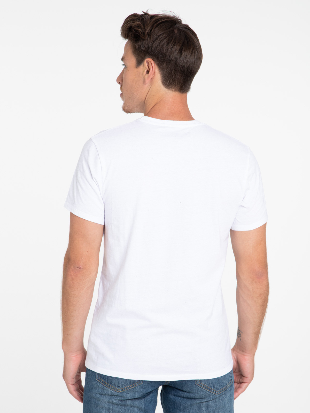 T-shirt blanc Coca-Cola bouteille homme