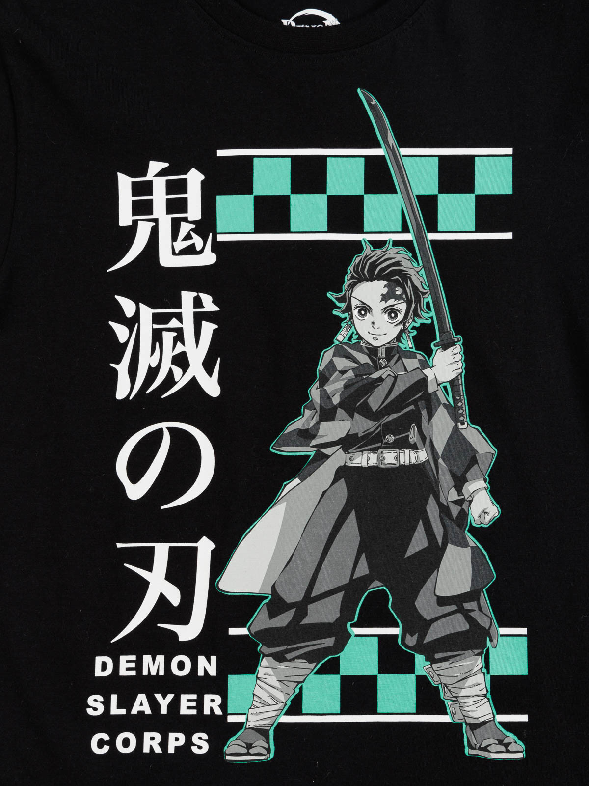 T-shirt Demon Slayer garçon noir (XXS-M) T-shirt Demon Slayer garçon noir (XXS-M)