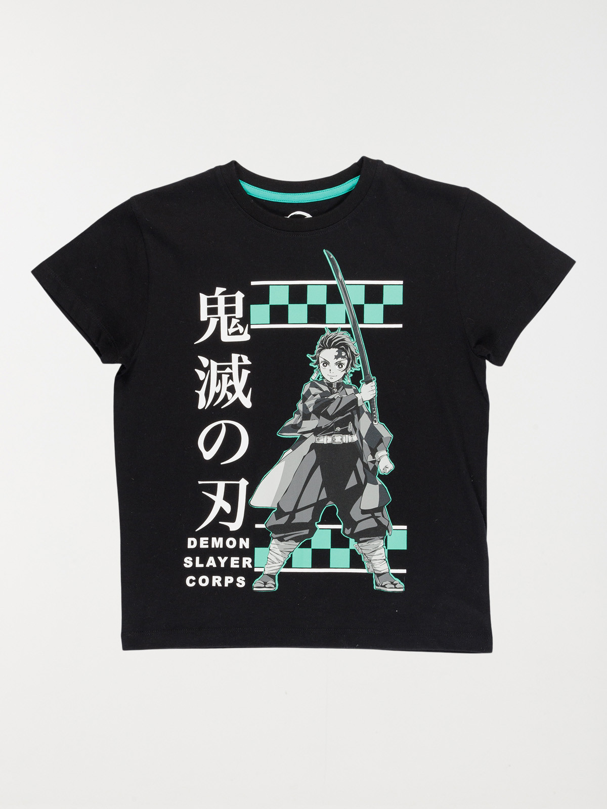 T-shirt Demon Slayer garçon noir (XXS-M)