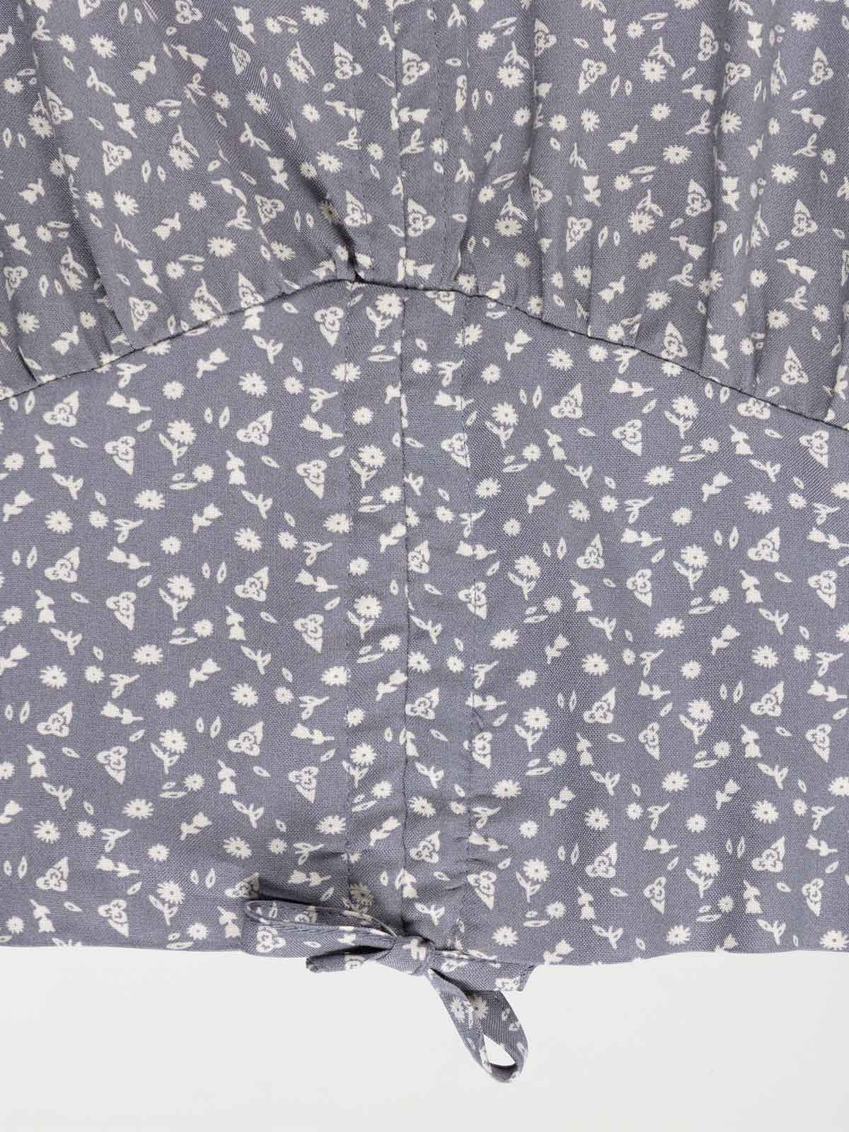 Blouse imprimée fleurie fille (XXS-M) Blouse imprimée fleurie fille (XXS-M)