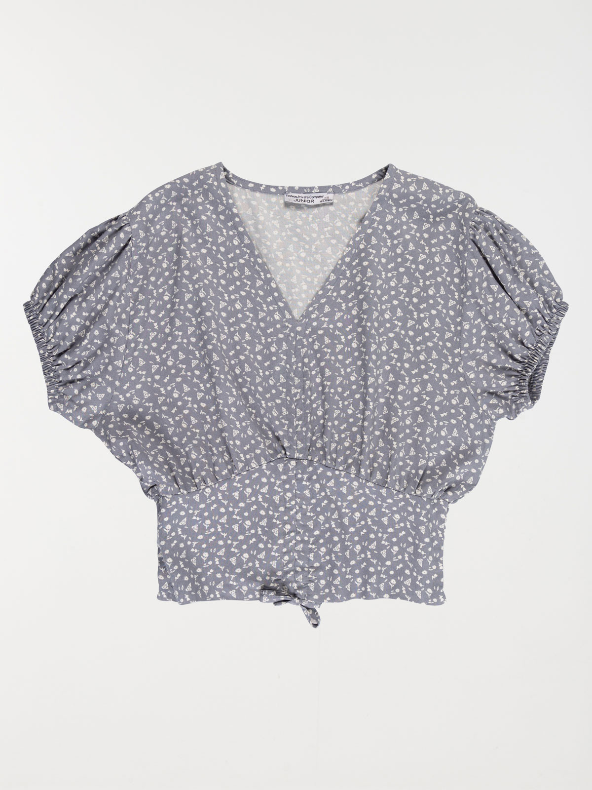 Blouse imprimée fleurie fille (XXS-M)