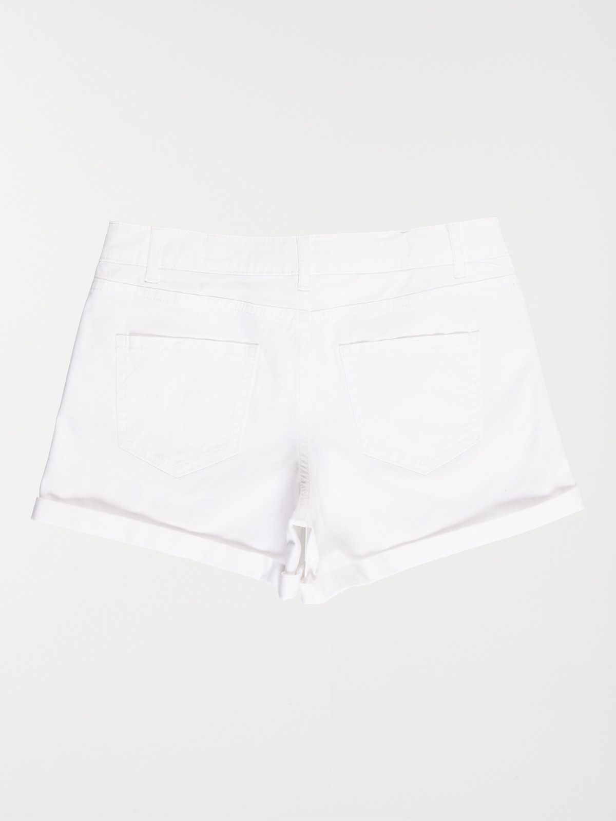 Short en jean blanc fille (XXS-M) Short en jean blanc fille (XXS-M)