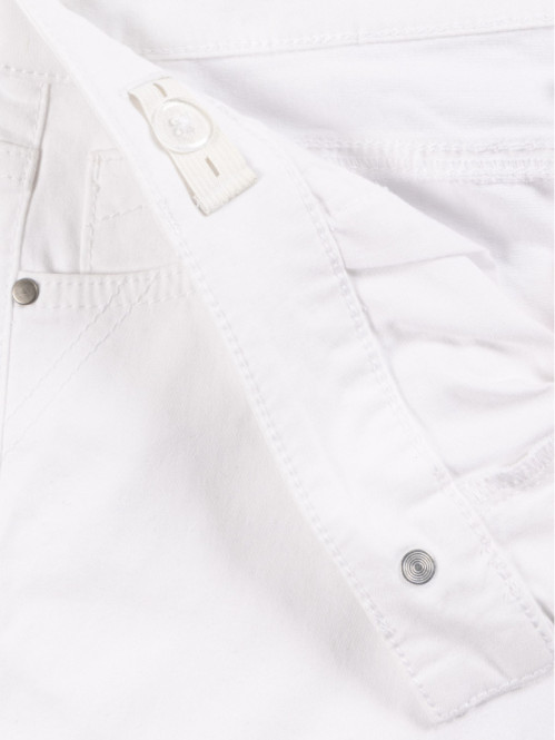 Short en jean blanc fille...