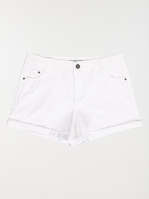 Short en jean blanc fille (XXS-M)
