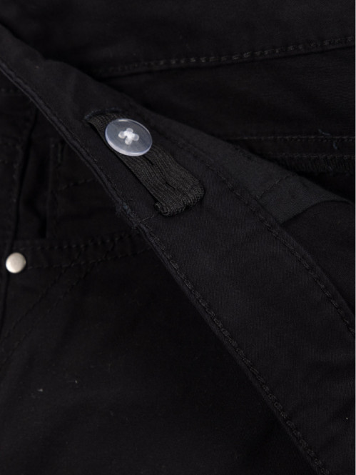 Short en jean noir fille...