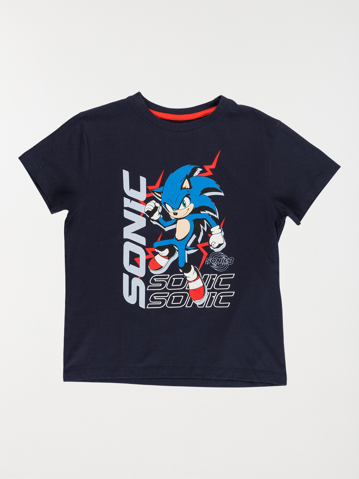 Tee-shirt Sonic garçon marine (3-12A)