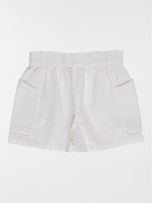 Short blanc fille (3-12A)