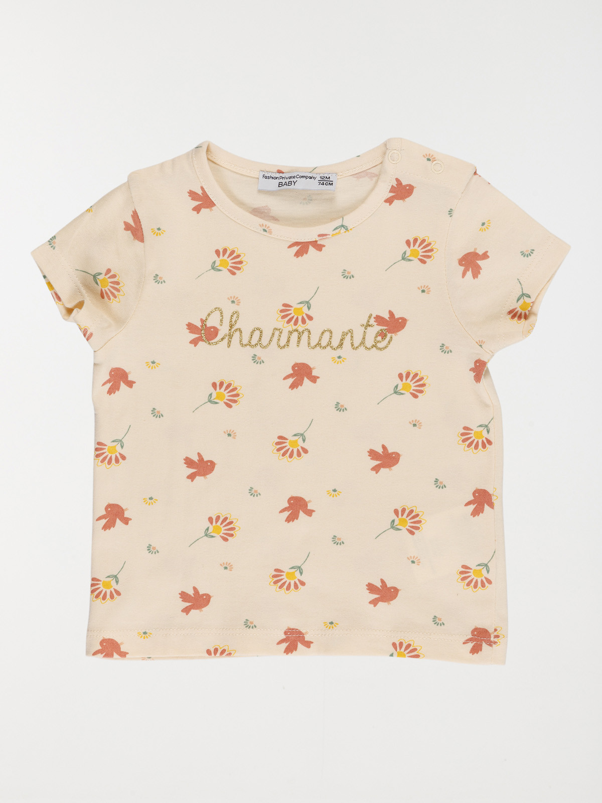 Tee-shirt charmante fille (3-36M)