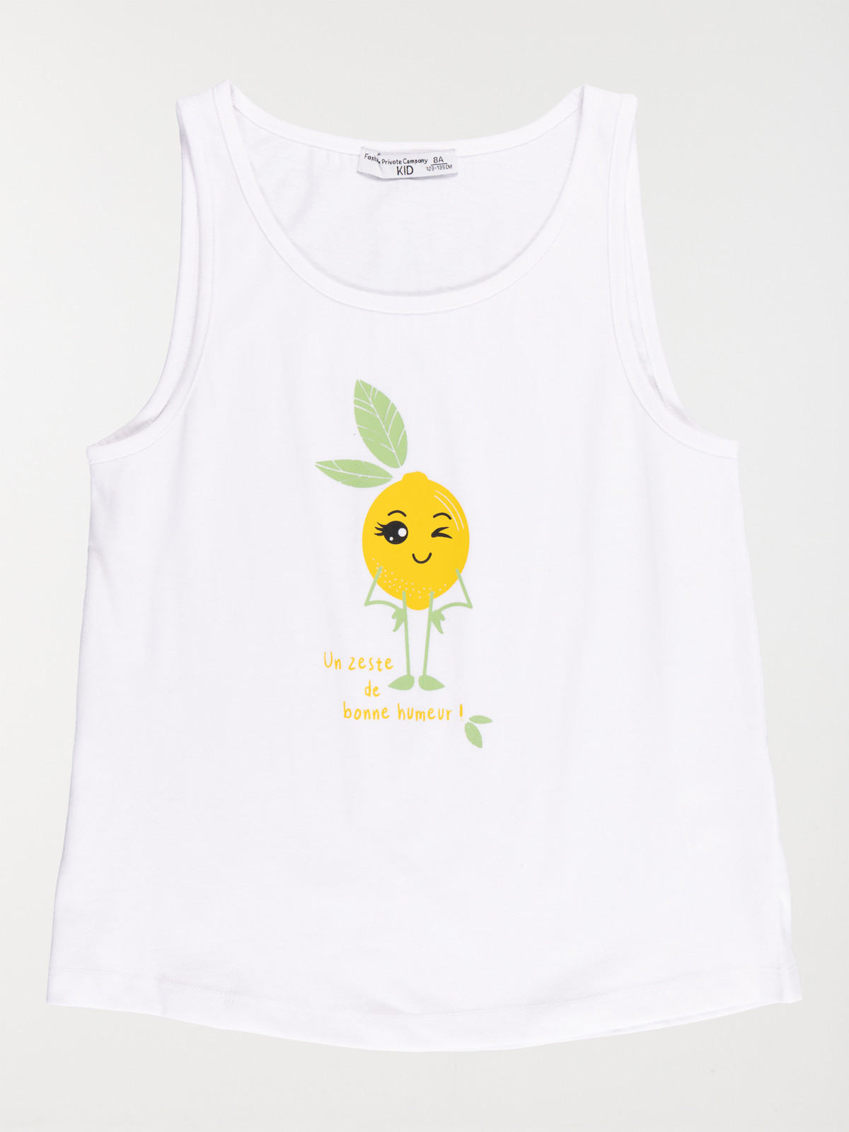 Pyjashort citron fille (3-12A)