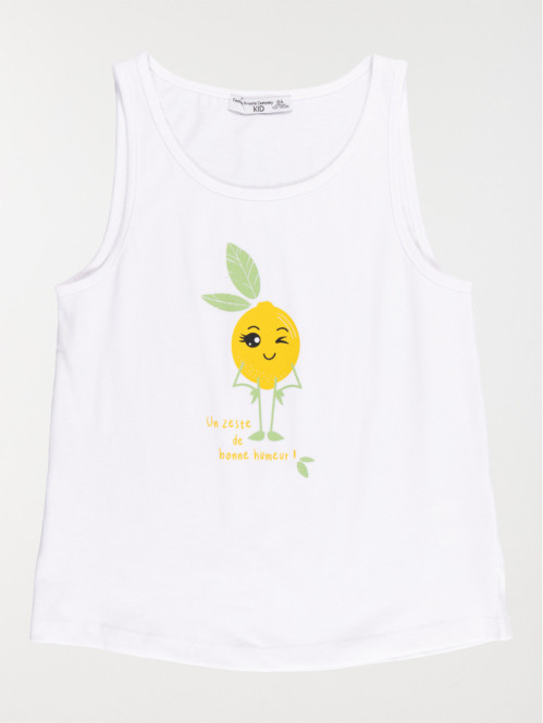 Pyjashort citron fille (3-12A)