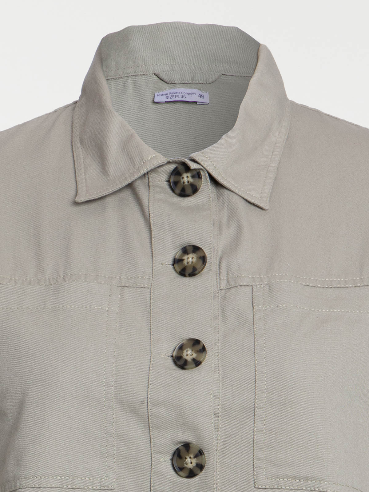 Veste sauge grande taille femme