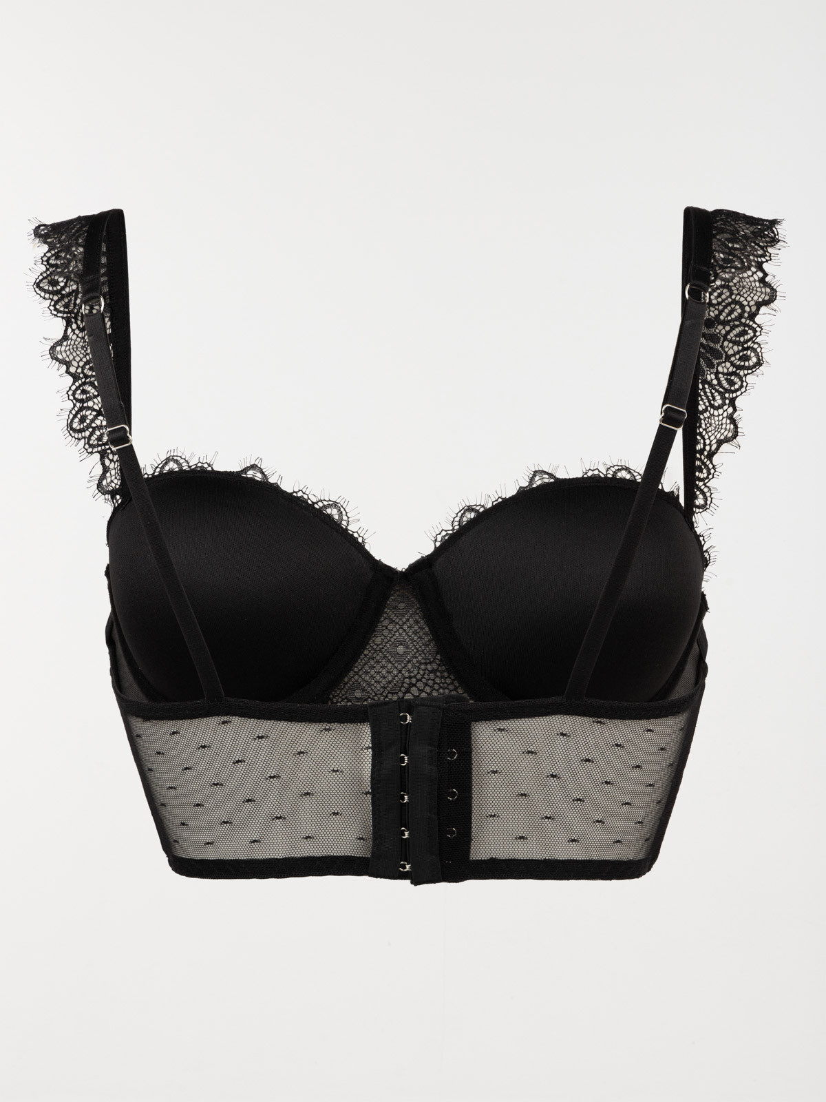 Bustier dentelle noir femme (85B-95E) Bustier dentelle noir femme (85B-95E)