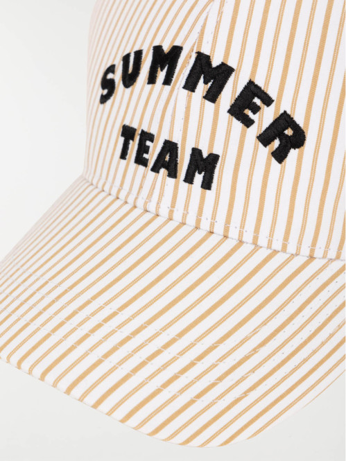 Casquette rayée summer team femme Casquette rayée summer team femme