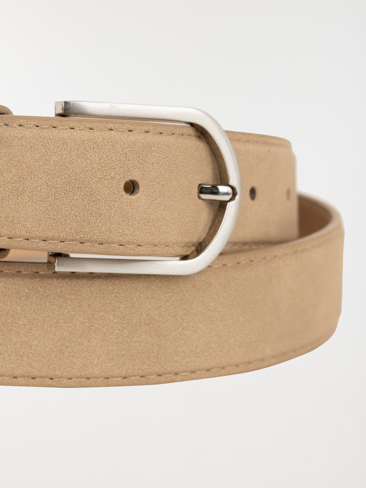 Ceinture beige homme