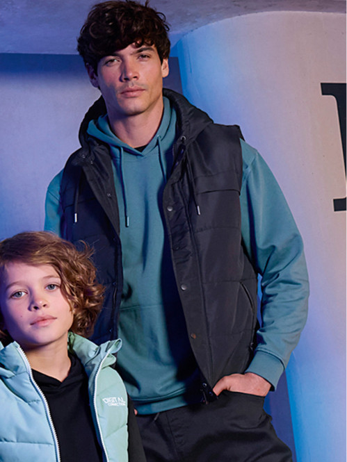 Veste sans manches noir homme