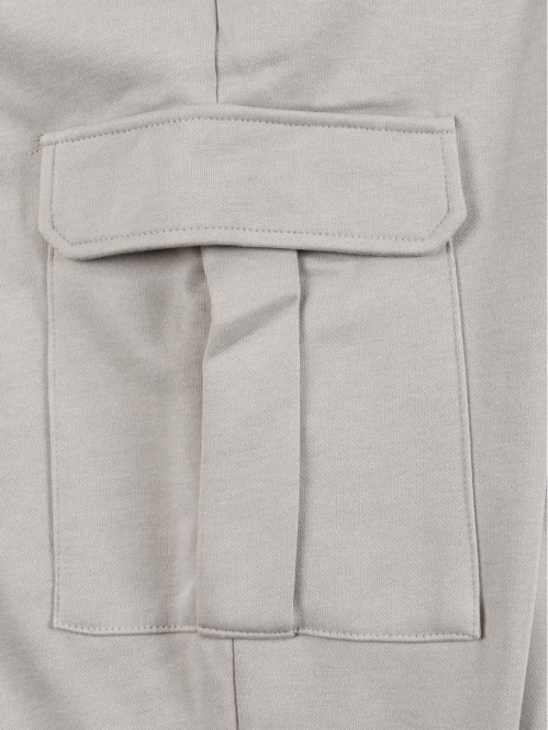 Pantalon cargo gris perle homme