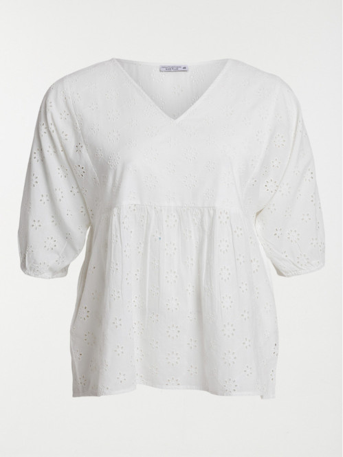 Blouse broderie grande...