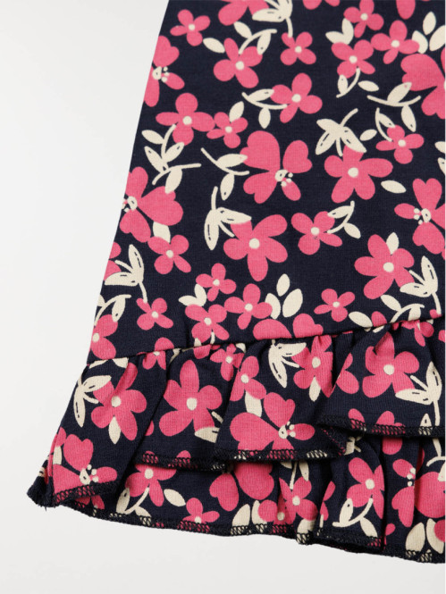 Jupe volantée fleurie fille...