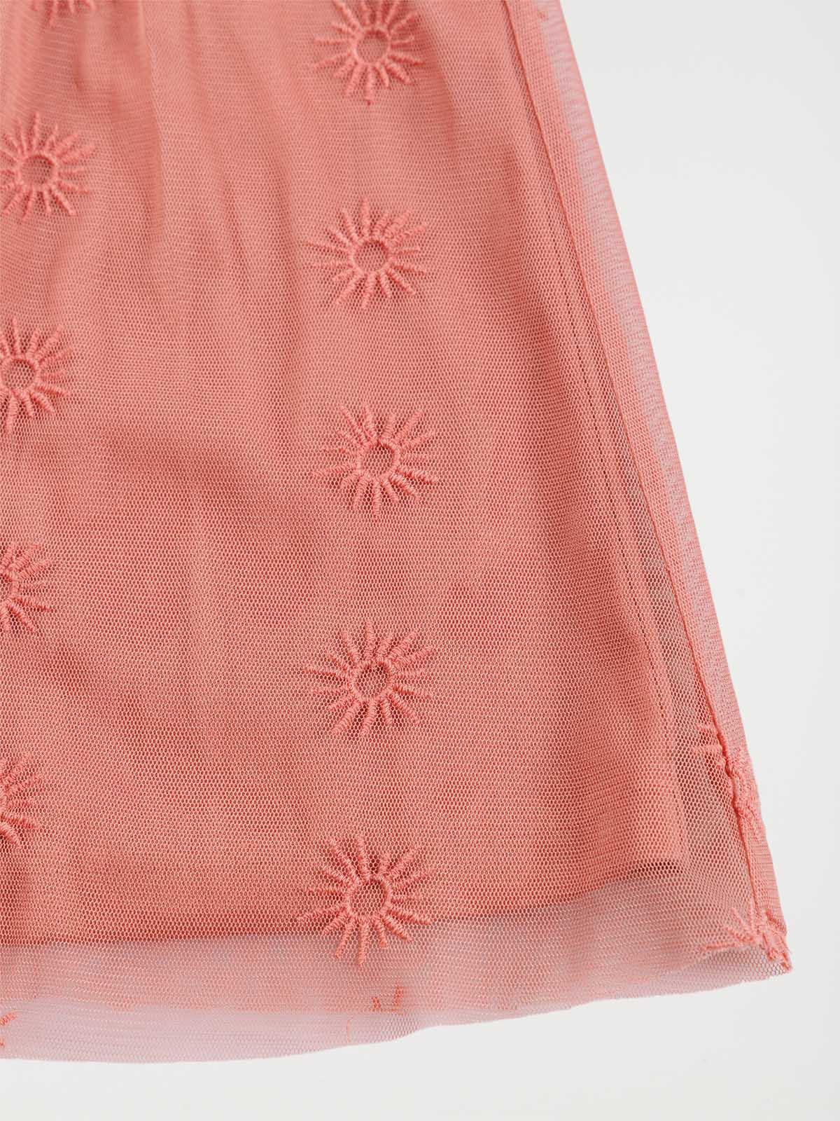 Jupe tulle bois de rose fille (3-12A)