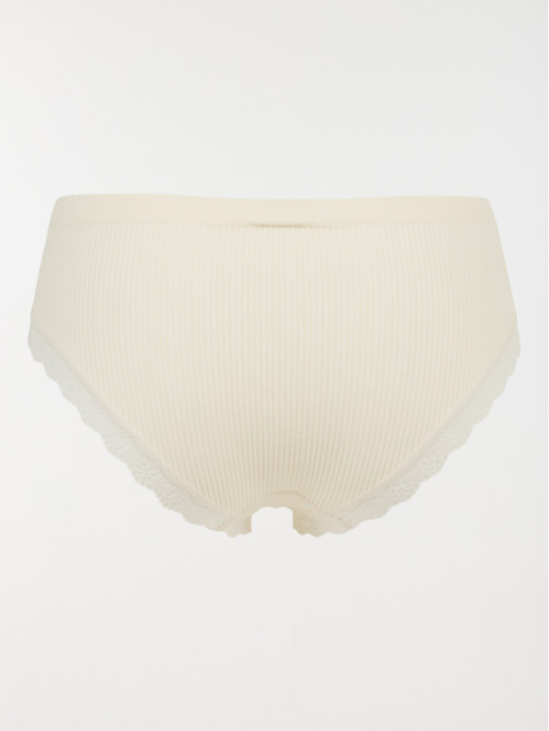 Shorty hipster ivoire femme...