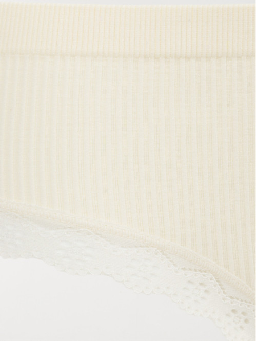 Shorty hipster ivoire femme...