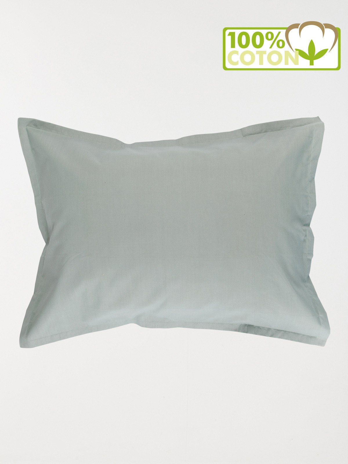 Taie d'oreiller 55x70 cm sauge