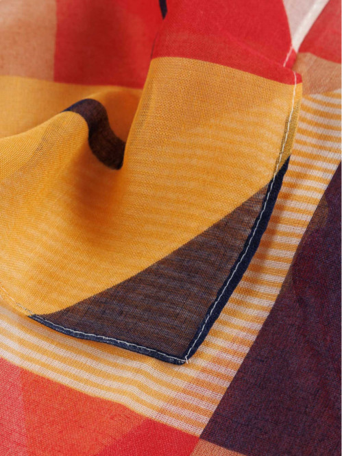 Foulard motif géométrique femme Foulard motif géométrique femme