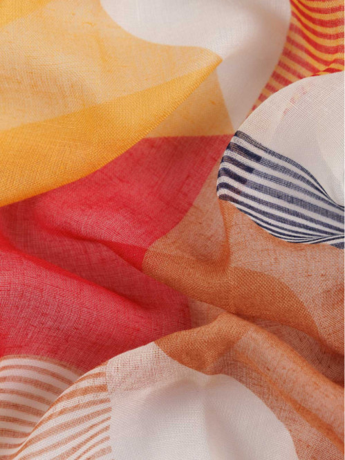 Foulard motif géométrique femme Foulard motif géométrique femme