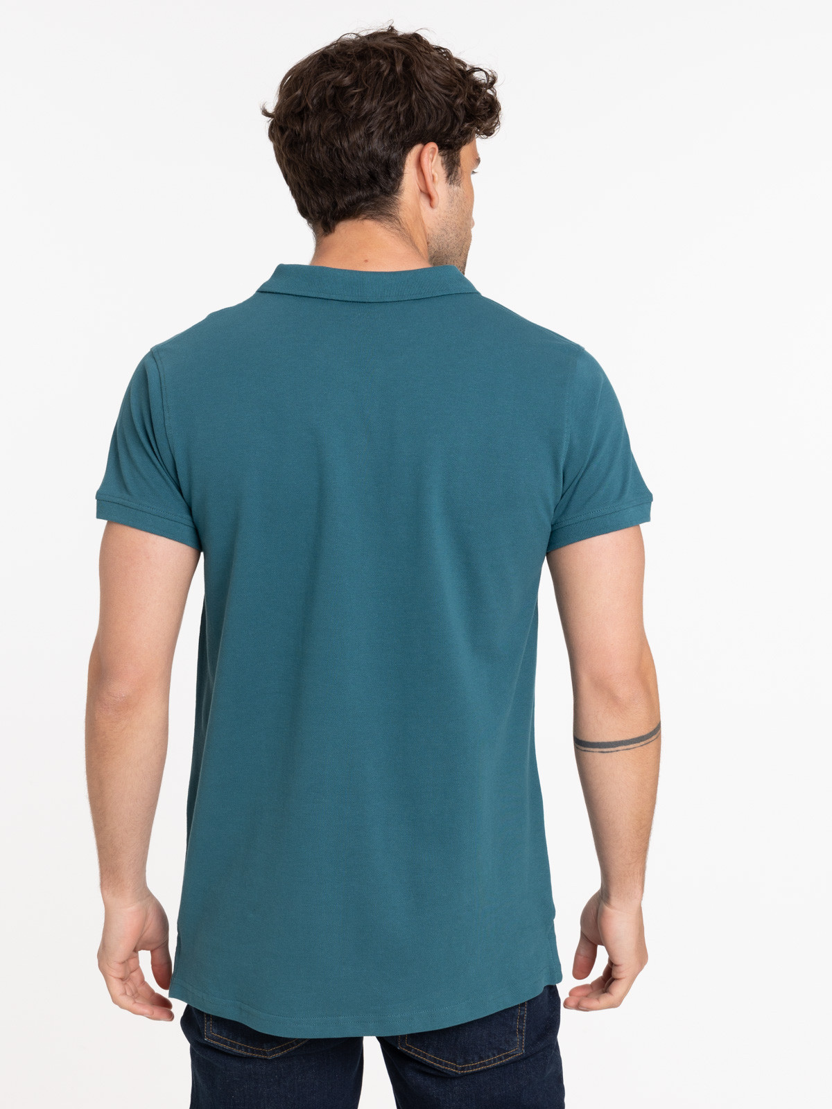 Polo bleu cascade homme Polo bleu cascade homme