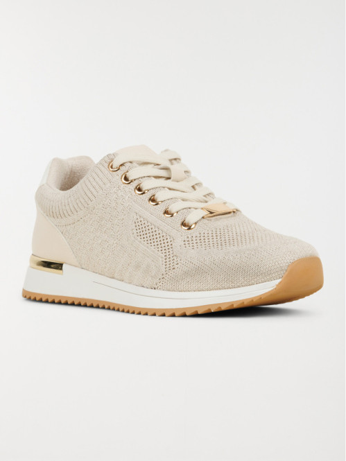 Basket confort femme beige...