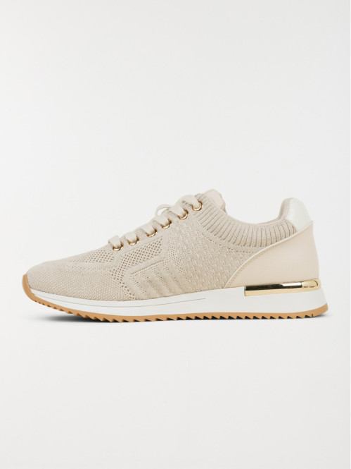 Basket confort femme beige...