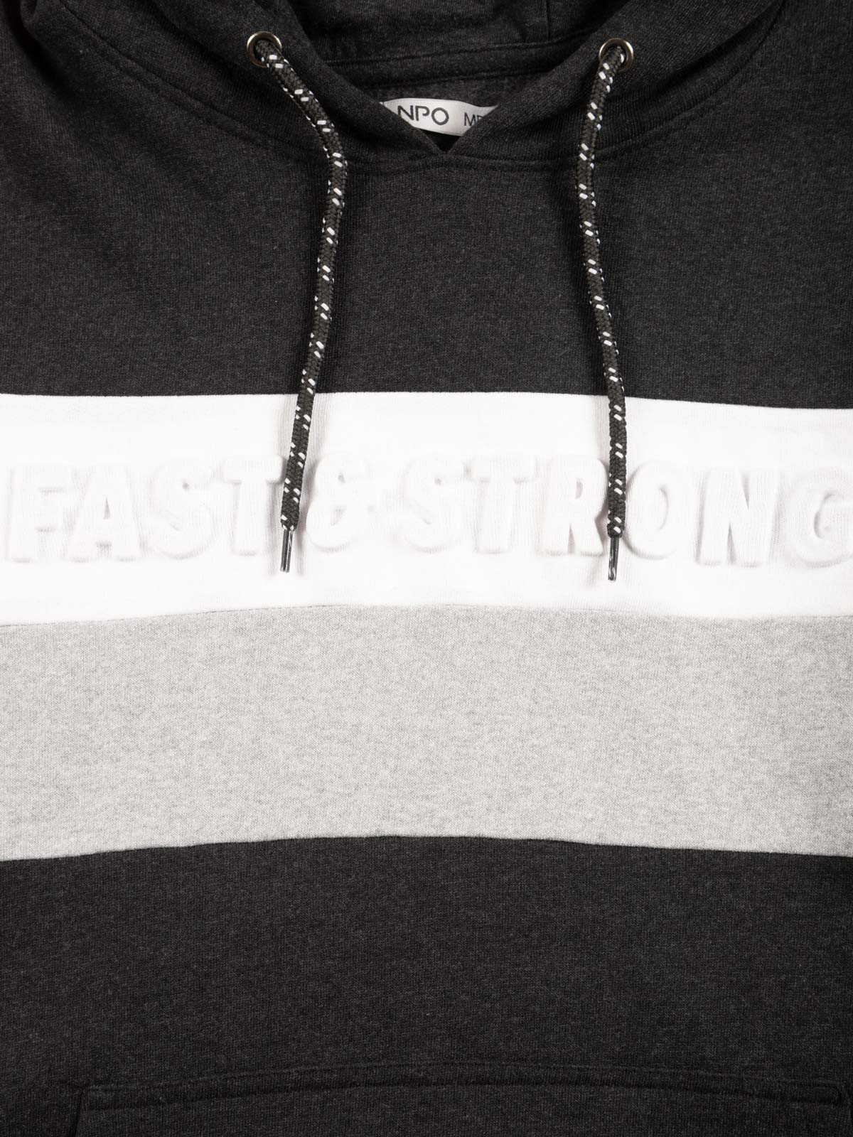 Sweat gris anthracite chiné homme Sweat gris anthracite chiné homme