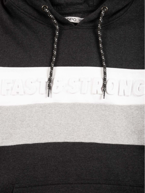 Sweat gris anthracite chiné homme Sweat gris anthracite chiné homme