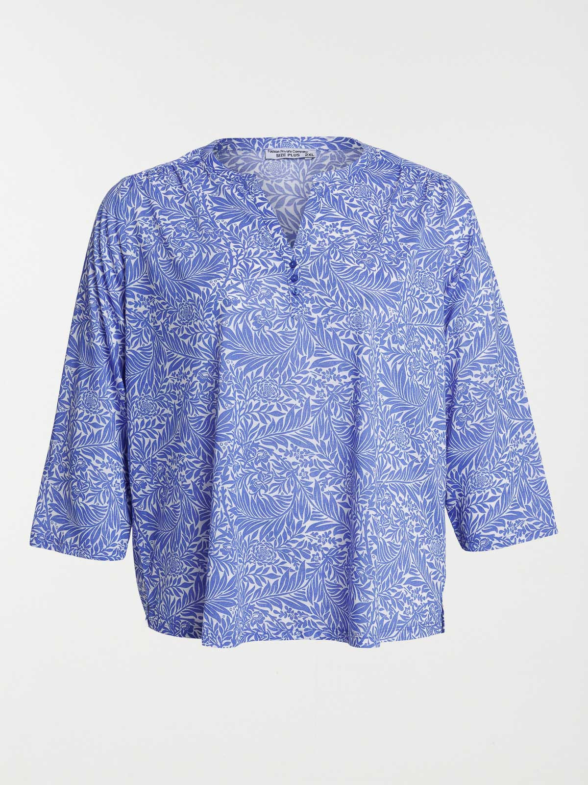 T-shirt manches 3/4 grande taille femme