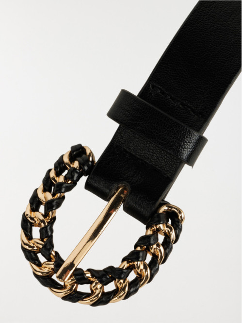 Ceinture noire fantaisie femme