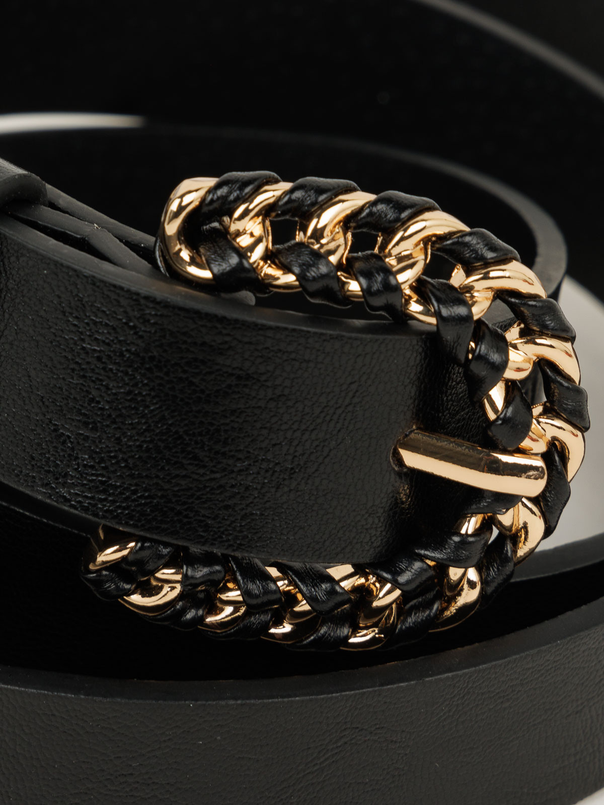 Ceinture noire fantaisie femme