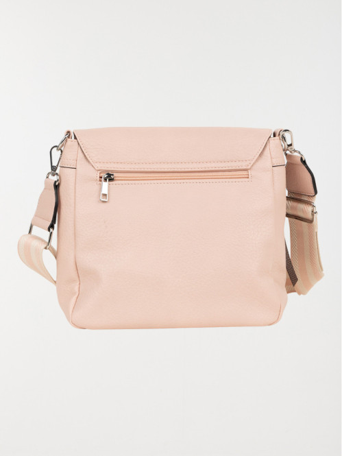 Sac rabat uni femme bandoulière réglable Sac rabat uni femme bandoulière réglable