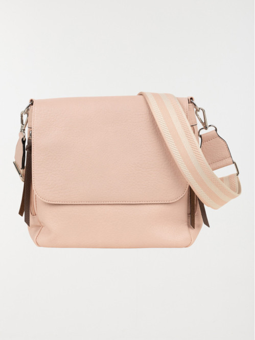 Sac rabat uni femme bandoulière réglable Sac rabat uni femme bandoulière réglable